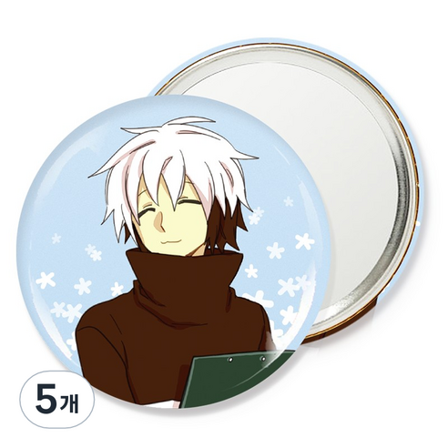 웹툰샵 이런영웅은싫어 핀거울 75mm, 귀능, 5개