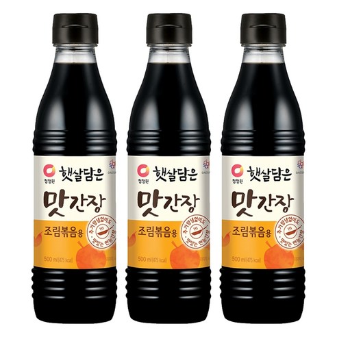 햇살담은 맛간장 조림볶음용, 500ml, 3개