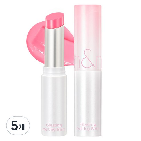 롬앤 글래스팅 멜팅 밤, 09 피오니즈, 3.5g, 5개