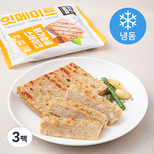 잇메이트 닭가슴살 스테이크 마늘맛 (냉동), 100g, 3팩