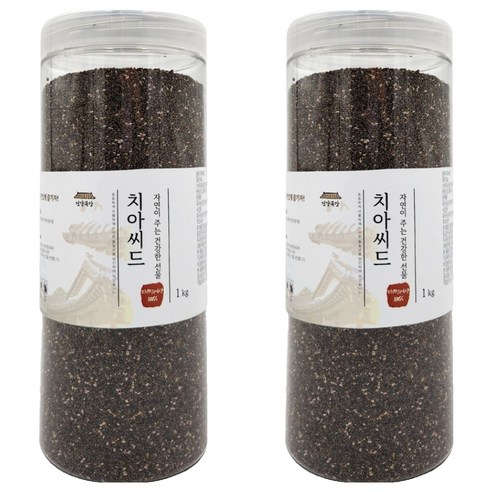 건강곡간 치아씨드 통, 1kg, 2개