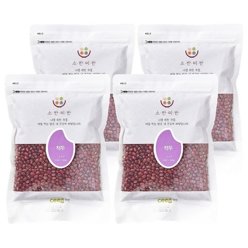 씨익 소반미반 적두, 500g, 4개