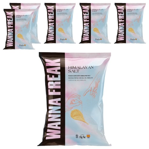 워너프릭 히말라얀 솔트 감자칩, 115g, 6개