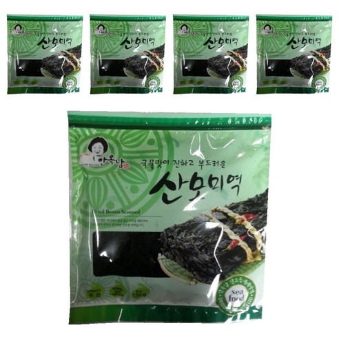 안옥남 산모미역, 150g, 5개