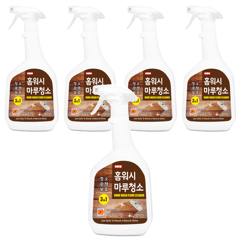신희 홈워시 마루청소 보호 광택제, 900ml, 5개