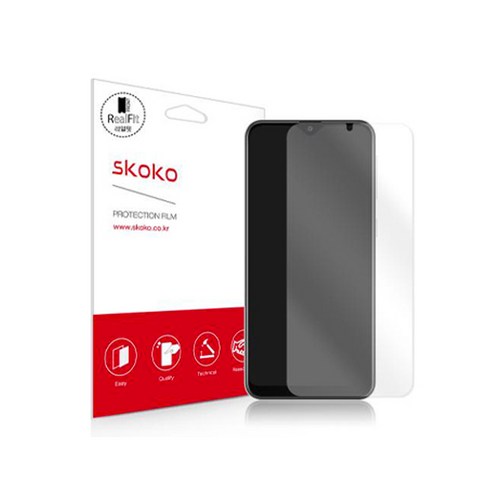 스코코 리얼핏 액정보호 휴대폰 필름 2매입 완벽한 보호를 위한 선택