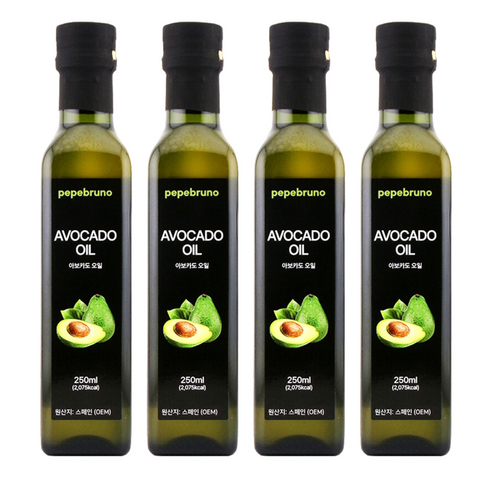 페페브루노 아보카도 오일, 250ml, 4개