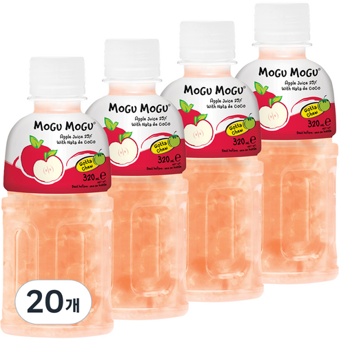 모구모구 사과맛, 320ml, 20개