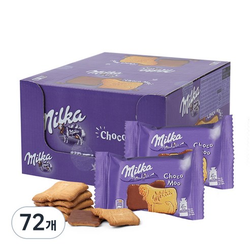 밀카 초코 무 비스킷, 40g, 72개