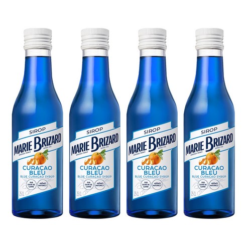 마리브리자드 블루큐라소 시럽, 250ml, 4개