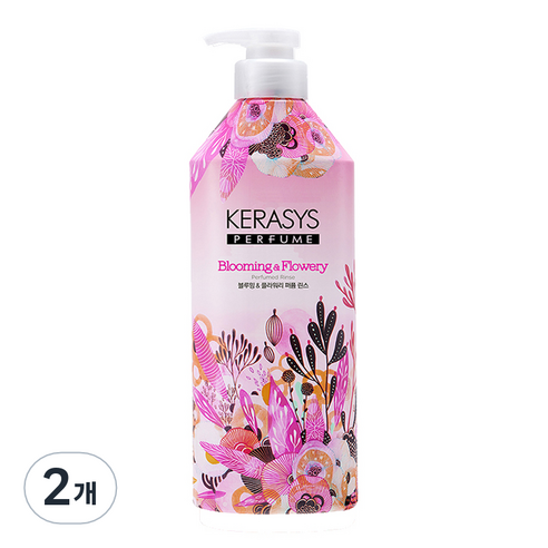 케라시스 퍼퓸 린스 블루밍 앤 플라워리, 980ml, 2개