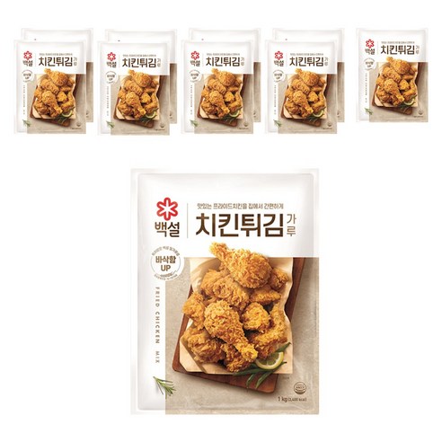 백설 치킨튀김가루, 1kg, 10개