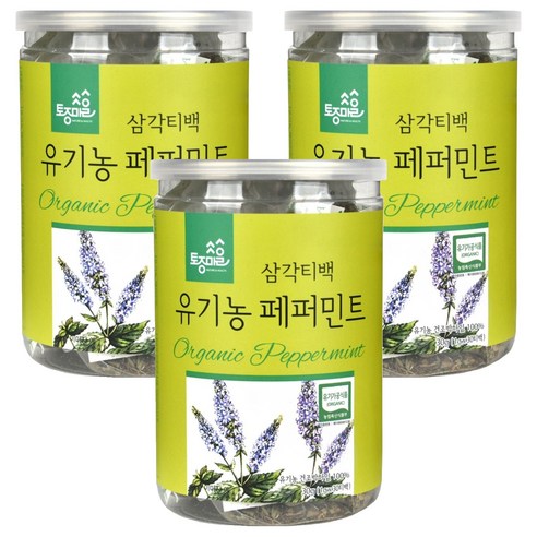 토종마을 유기농 페퍼민트 허브차 30p, 1g, 30개입, 3개