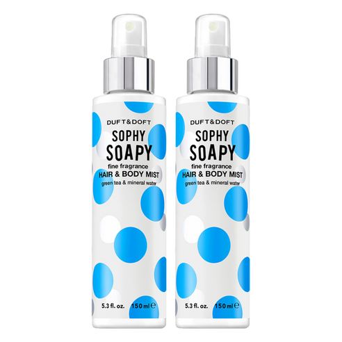 더프트앤도프트 소피소피 파인프라그란스 헤어앤바디미스트 비누향, 150ml, 2개