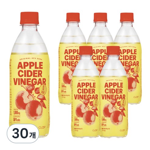 클룹 애사비소다 오리지널, 500ml, 30개