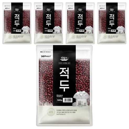 더담은 적두, 500g, 5개