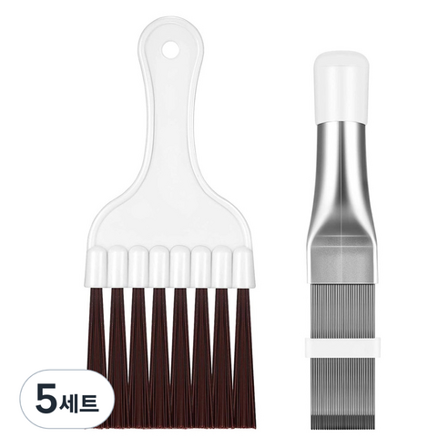 모나코올리브 에어컨 청소솔 2종세트, 혼합색상, 5세트