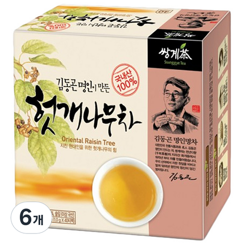 김동곤명인이만든헛개나무차, 1g, 40개입, 6개