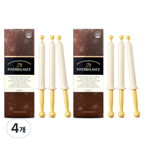 질경이 2X 이너밸런스 여성청결제 3p, 6g, 4개