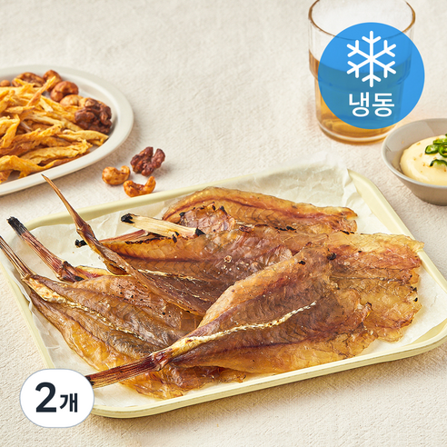 주안상점 조미 꽁지 아귀포 (냉동), 2개, 240g
