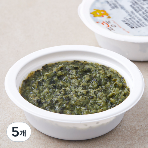 짱죽 채소토핑, 채소, 100g, 5개