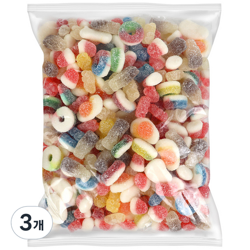 피니 해피 사우워 믹스 젤리, 1kg, 3개