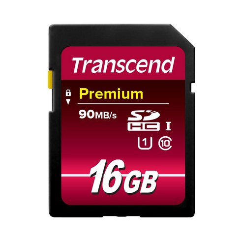 트랜센드 UHS-I SD카드, 16GB, 1개