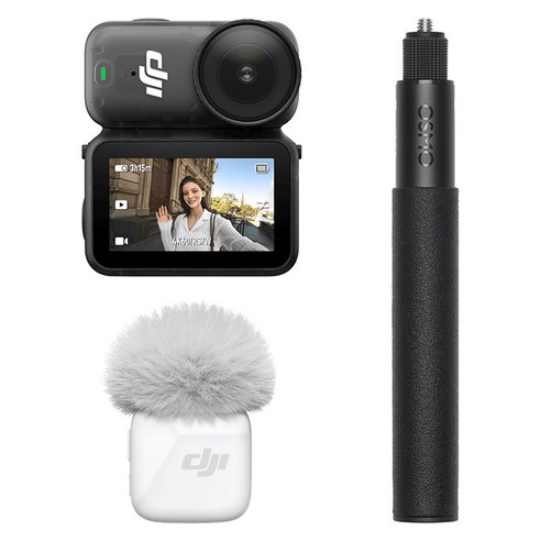 DJI Osmo Nano 브이로그 콤보 액션캠 128GB 송신기, DJI Osmo Nano(128GB), 단일 색상(액션캠, 스틱), 아크틱 화이트(송신기)