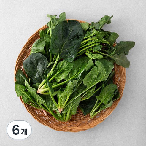 국내산 영덕 시금치, 300g, 6개