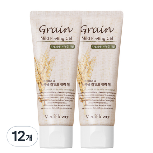 메디플라워 곡물 마일드 필링젤, 12개, 100ml