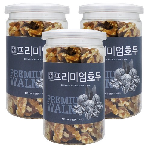 로얄푸드 호두, 230g, 3개