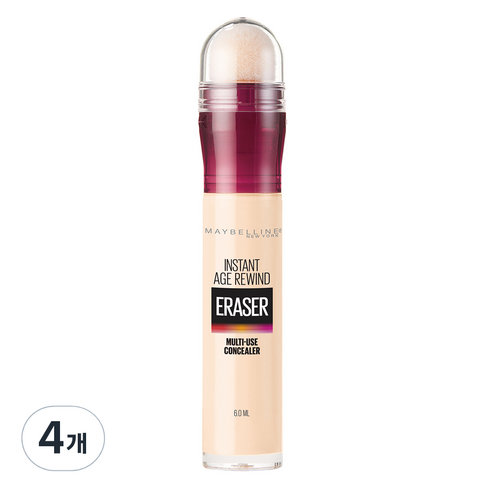 메이블린 뉴욕 에이지 리와인드 스틱 컨실러 6ml, 라이트, 4개