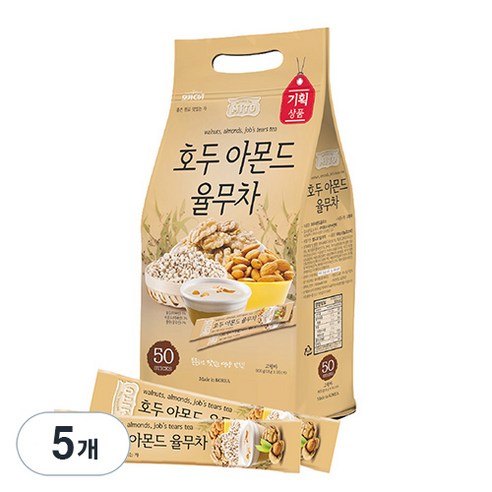 미토 호두아몬드율무차, 18g, 50개입, 5개