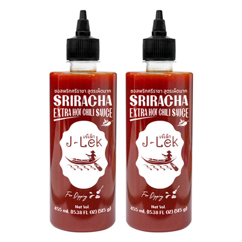 델리타이 J-LEK 엑스트라 핫 스리라차 칠리소스, 455ml, 2개