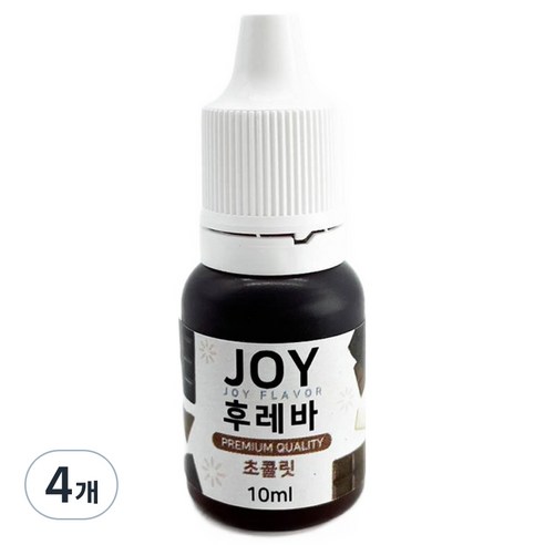 조이라이프 아로마조이 슬라임재료 조이후레바 10ml, 4개, 초코렛