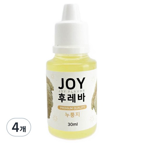 조이라이프 아로마조이 슬라임재료 조이후레바 30ml, 4개, 누룽지