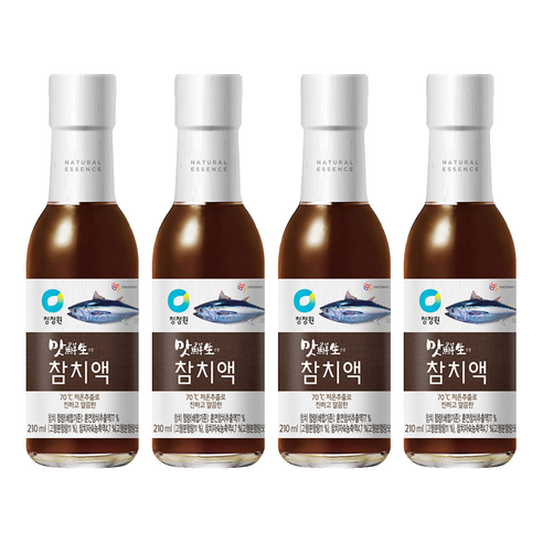 청정원 맛선생 참치액, 210ml, 4개