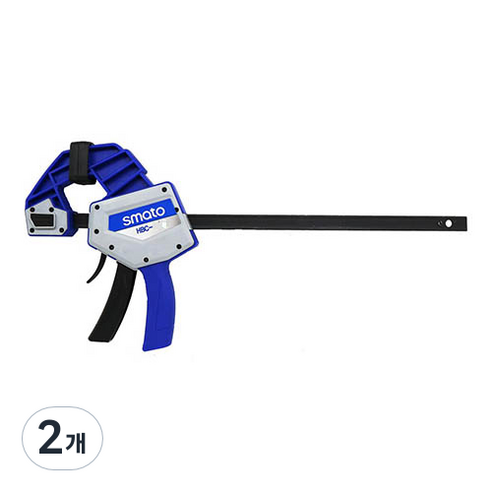 목공용 퀵그립 클램프 HBC-8 200mm, 2개