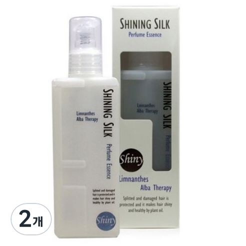 샤이닝 실크 퍼퓸 헤어 에센스, 155ml, 2개