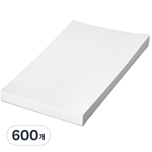 탐사 프리미엄 무지 상장용 백상지 160g, 화이트, 600개