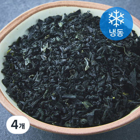 바다원 자른미역 (냉동), 4개, 100g