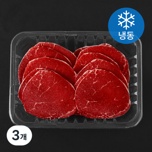 미국산 우홍두깨 슬라이스 (냉동), 3개, 500g