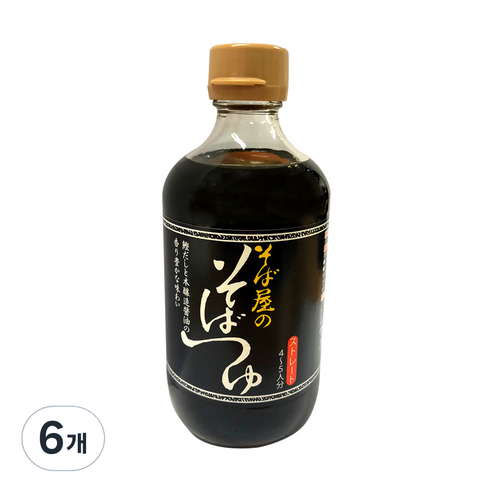 히게타 소바가게 소바쯔유, 400ml, 6개