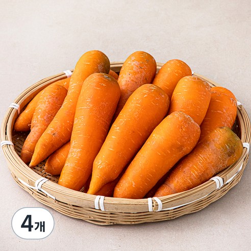 주스용 세척당근, 3kg, 4개