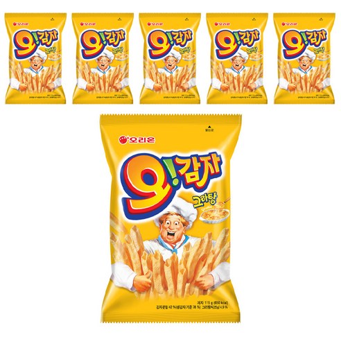 오리온 오감자 감자그라탕맛, 115g, 6개