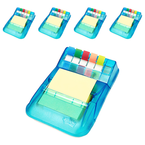 포스트잇 팝업디스펜서 KR-2001 + 팝업리필 + 플래그 5색 콤보팩, 혼합색상, 5세트