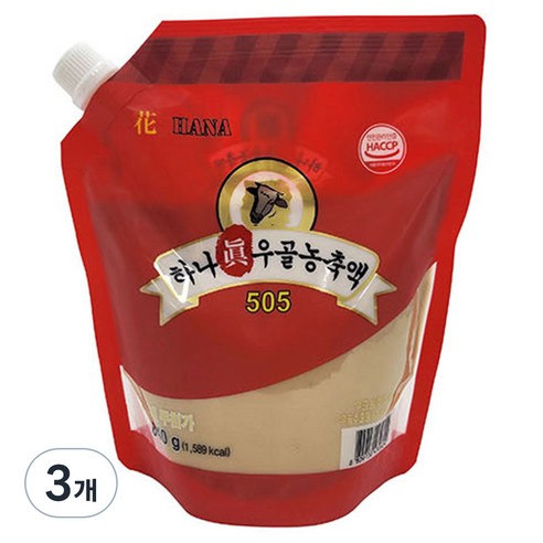 토호식품 하나 진우골농축액 505, 840g, 3개