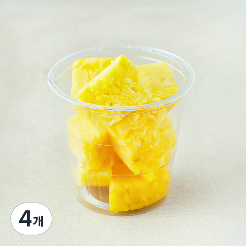 곰곰 파인애플 청크, 4개, 150g