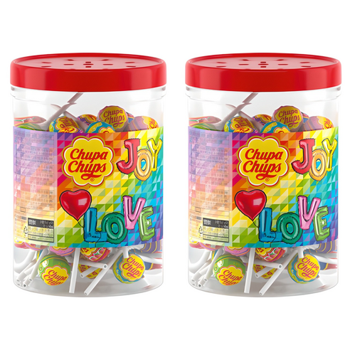 츄파춥스 미니튜브 550g(50개입) 1통, 550g, 2개