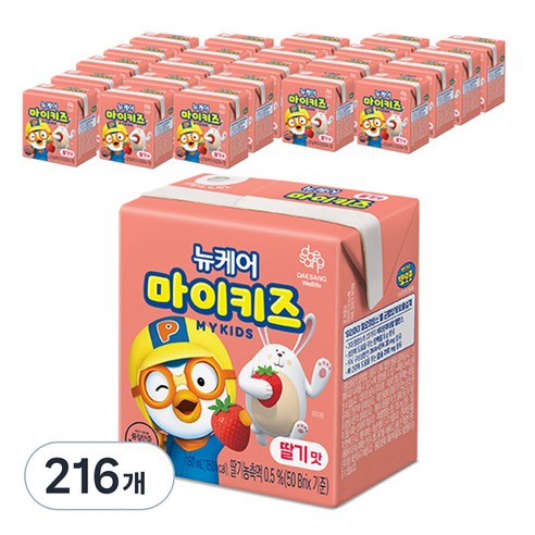 뉴케어 마이키즈 딸기맛, 216개, 150ml